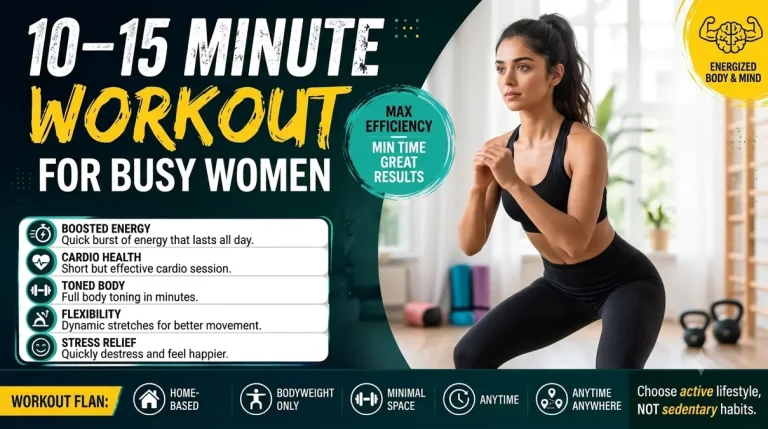 10–15 Minute Workout for Busy Women