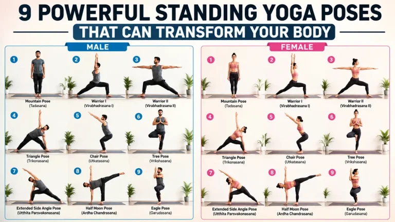 9 Powerful Standing Yoga Poses for Strength, Balance & a Healthier Body