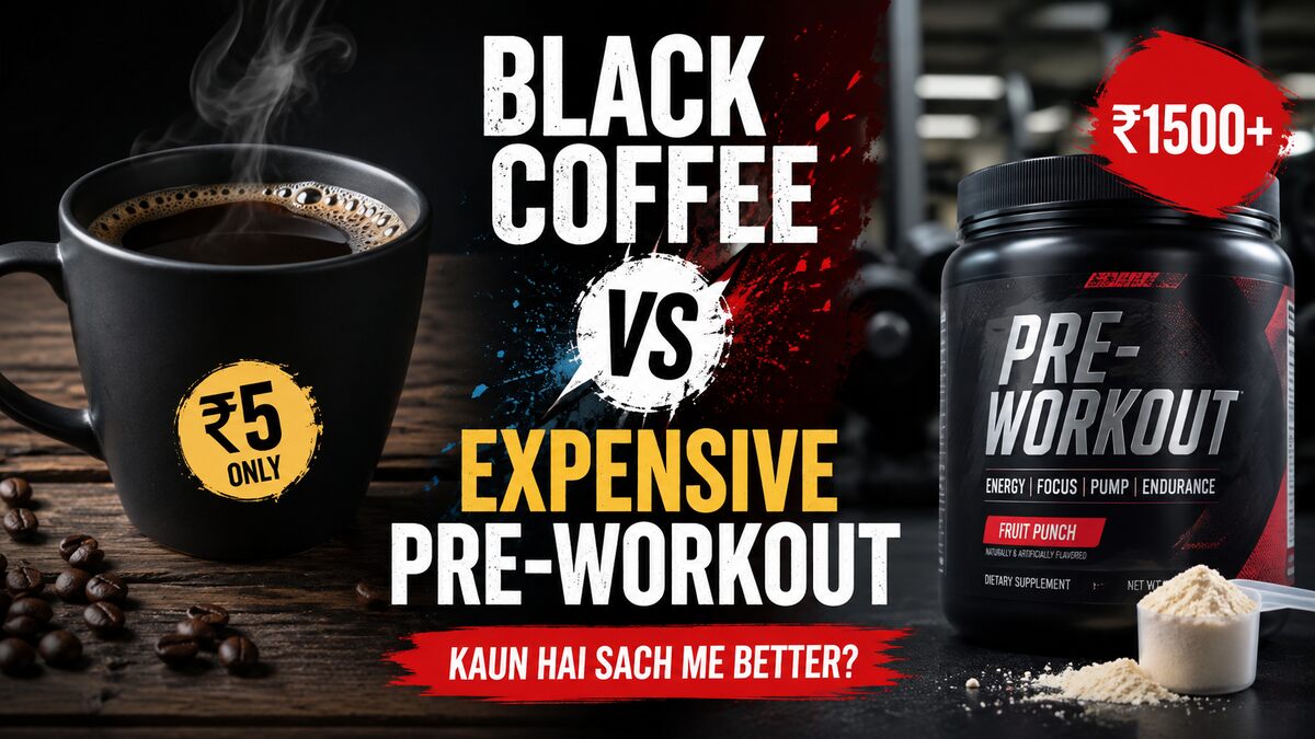 Black Coffee vs Expensive Pre-Workout