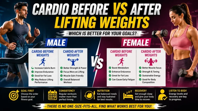 Cardio Before vs After Lifting Weights?