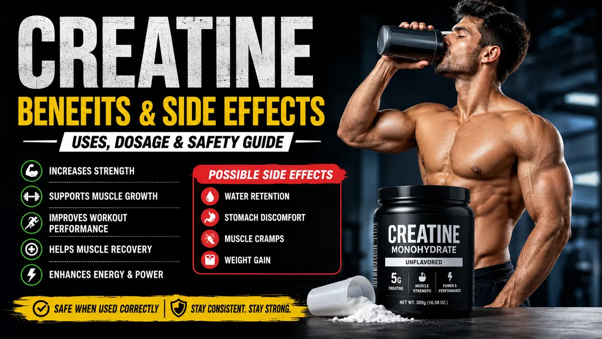 Creatine Benefits uses Side Effects
