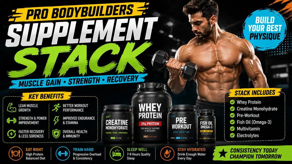 Pro Bodybuilders Supplement Stack