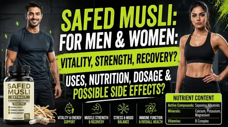 Safed Musli Benefits for Men & Women