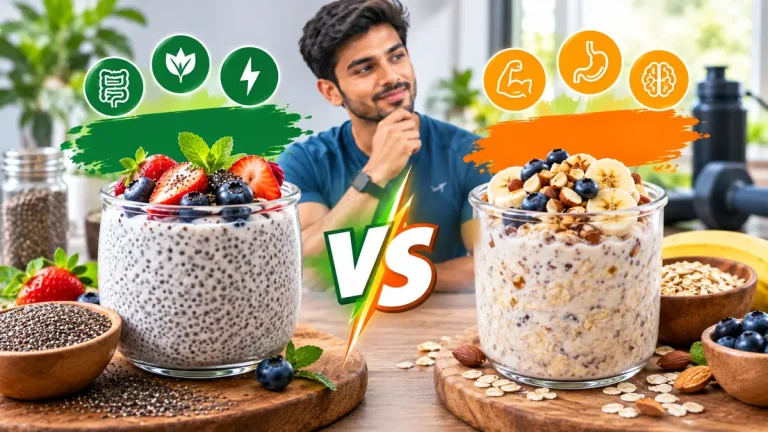 Chia Seeds Pudding vs Overnight Oats