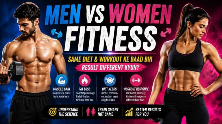 Men vs Women Fitness: Same Diet & Workout Ke Baad Bhi Result Different Kyun?
