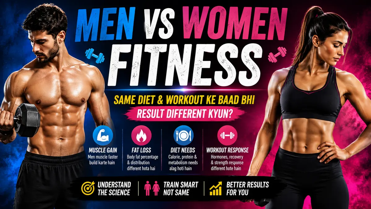 Men vs Women Fitness