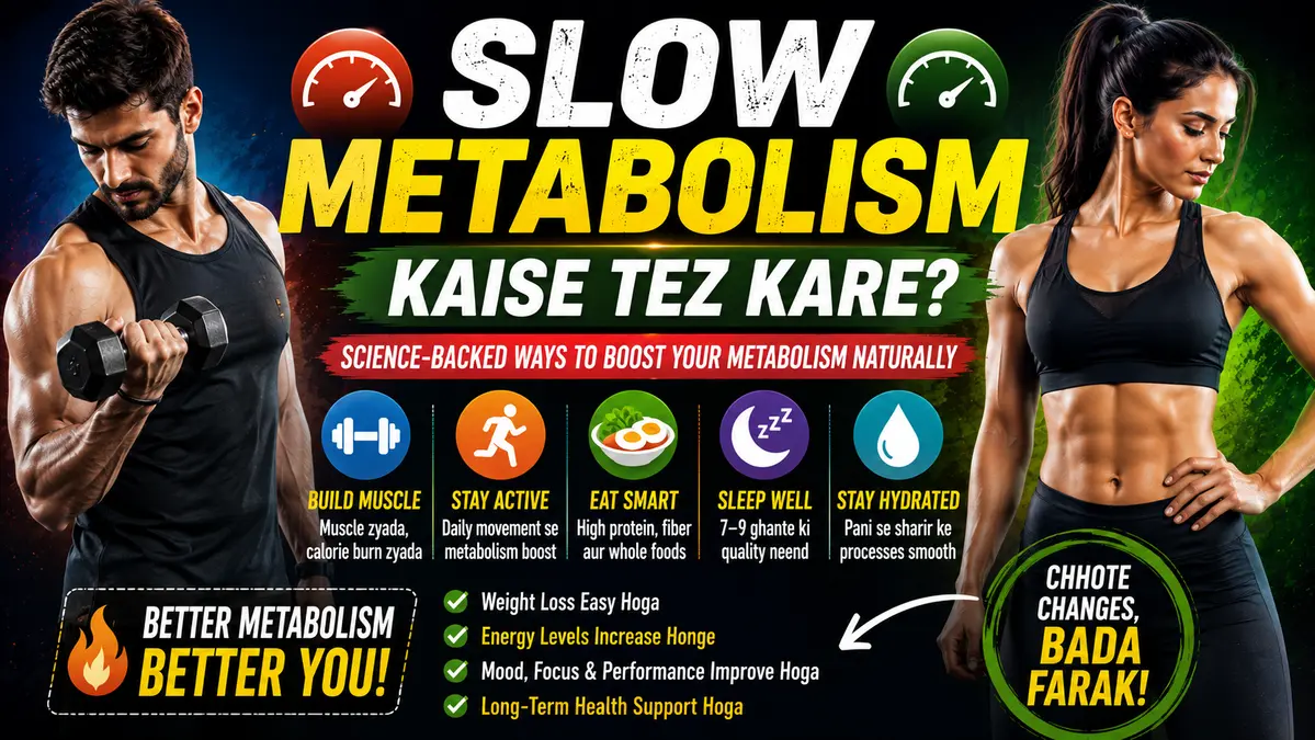 Slow Metabolism Kaise Tez Kare?